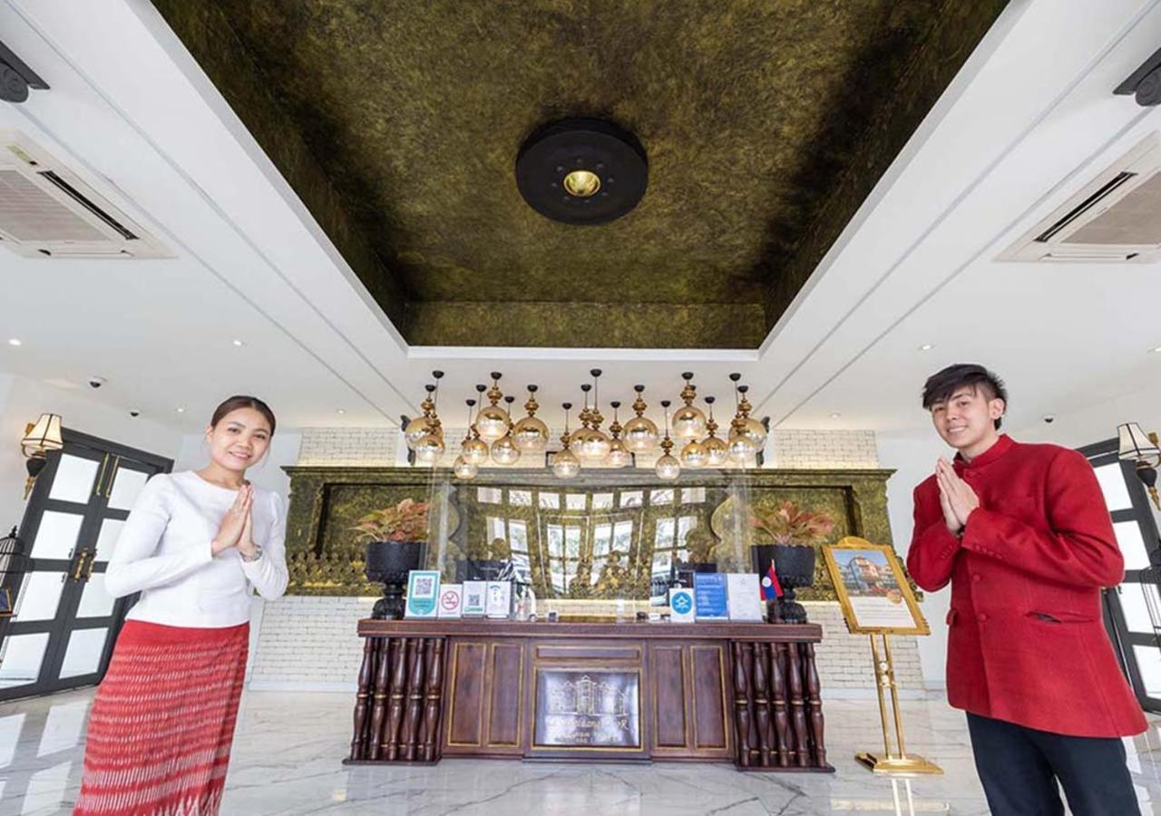 Le Thatluang D'Or Boutique Hotel Vientiane Exteriör bild