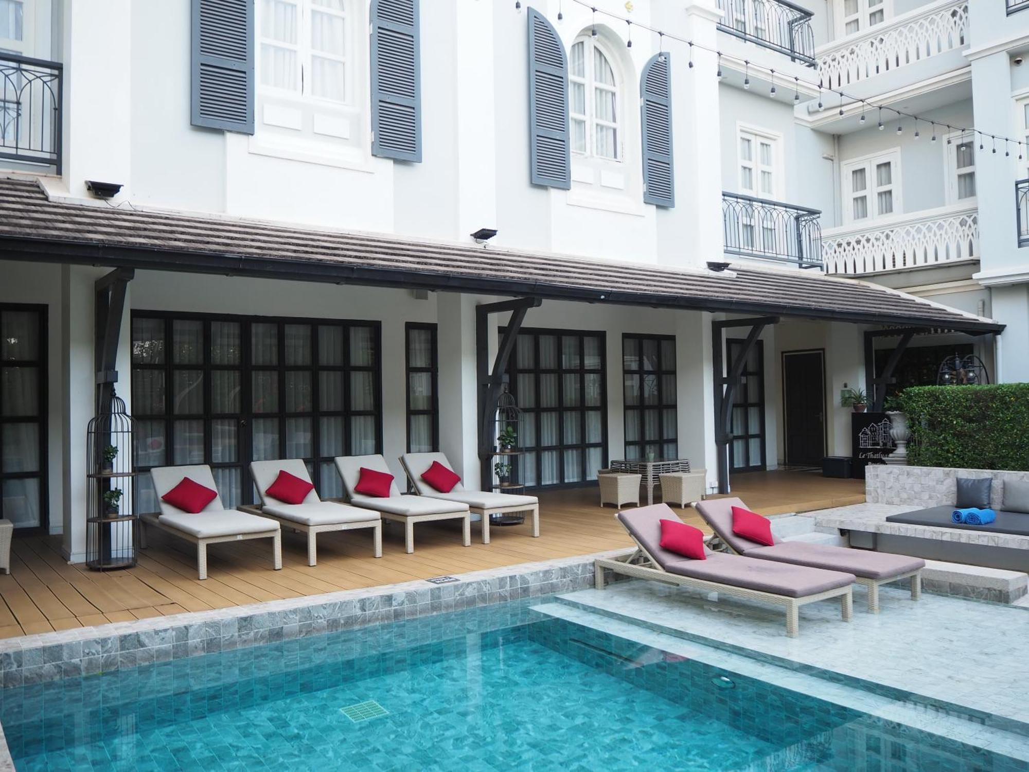 Le Thatluang D'Or Boutique Hotel Vientiane Exteriör bild